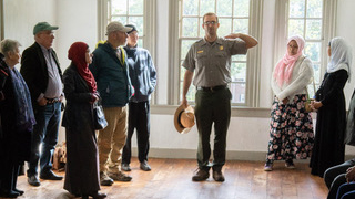 Faculty Retirement Group members at Washington's Headquarters