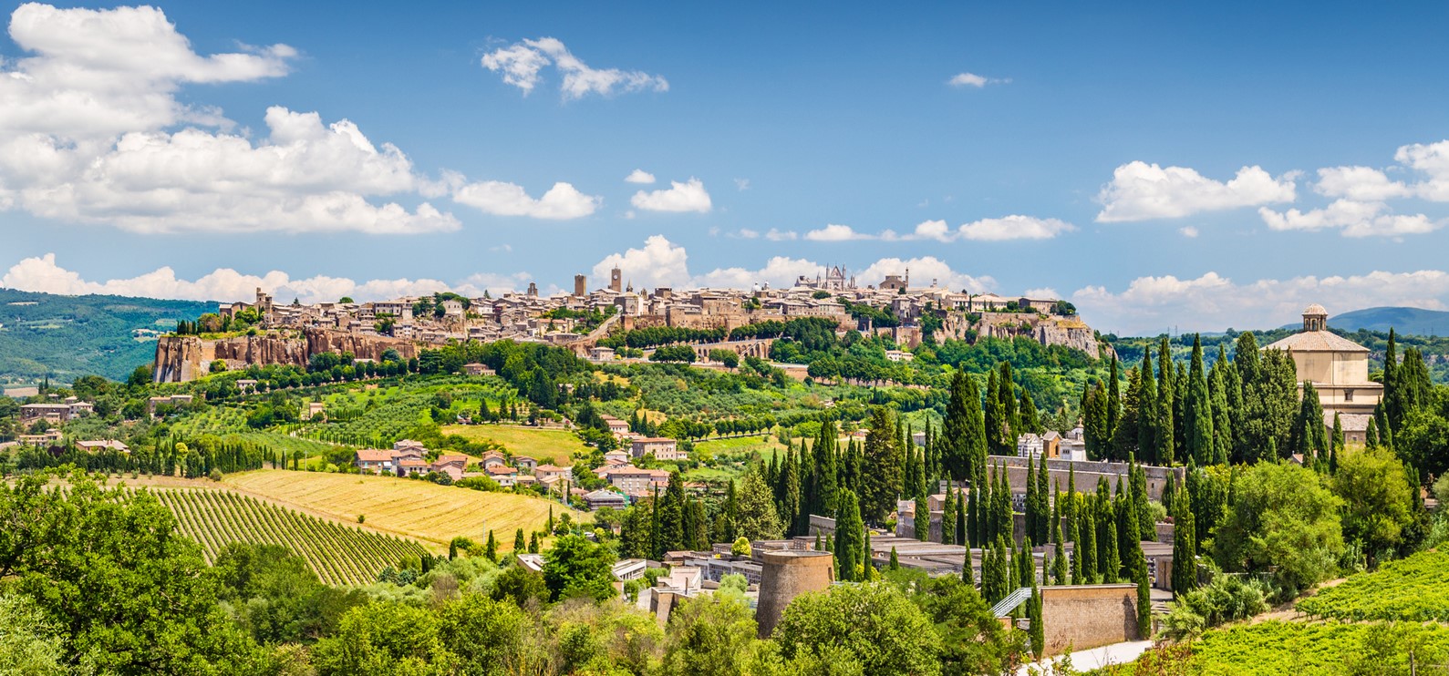 Landscape around Orvieto