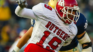 Image of Calhoun playing football.