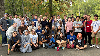 Students at the Freshman Retreat