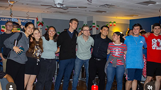 Students at Little Italy Night Group Photo