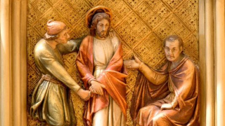 The first Station of the Cross