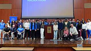 Group Photo of Faculty and Students of Hackathon