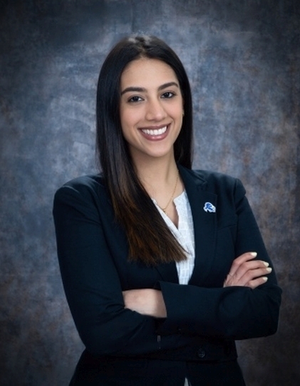A headshot of SHU alum Lamiyah Rajai