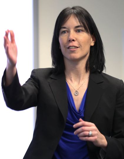 A photo of SHU professor Lauren McFadden