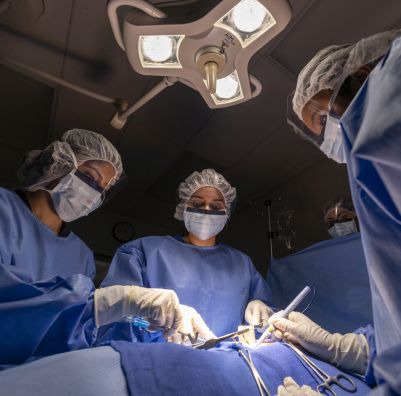SHU Physician Assistant student in surgery