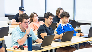 High school students experience Seton Hall campus