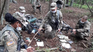 rotc training in woods basic camp