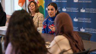 nadia murad talking