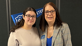 Iara Vellaro and Dawn Apgar